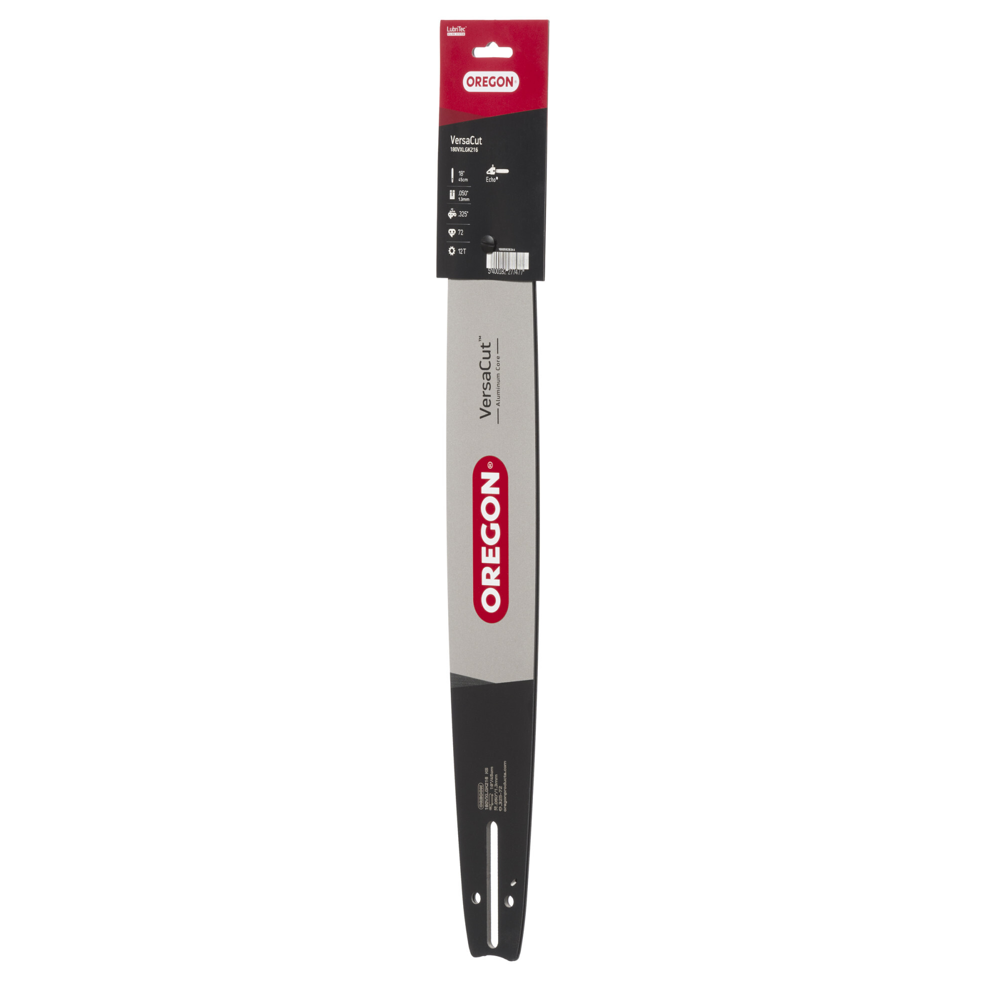 Oregon, VersaCut Chainsaw Guide Bar, Bar Length 18 in, Chain Pitch 0.325 in, Model# 180VXLGK216